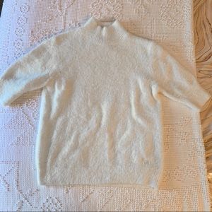 Fuzzy Mock Neck Sweater